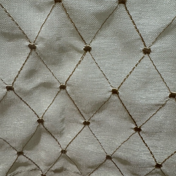 Beige three piece curtains set - Picture 5 of 6